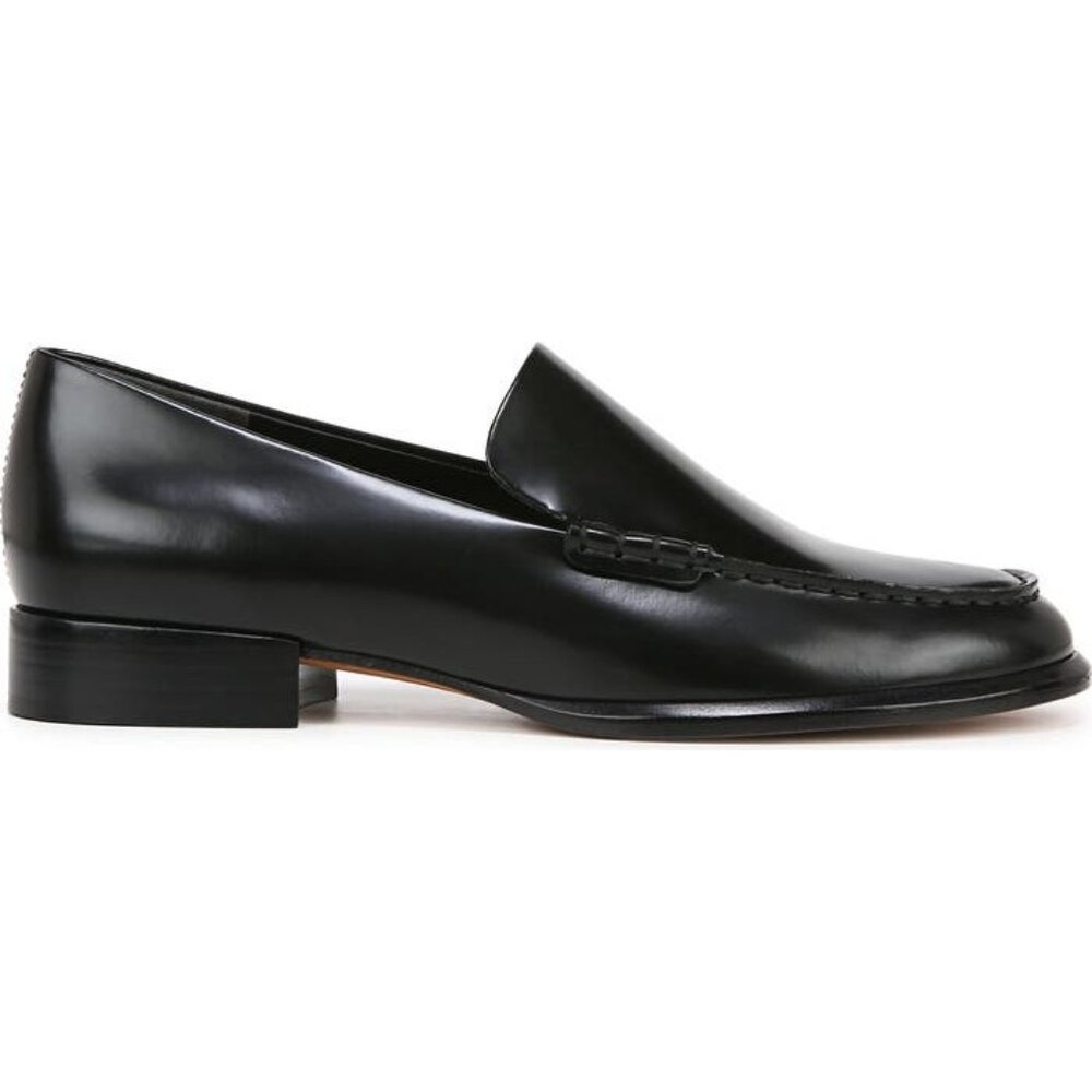 VINCE Naomi BLACK LEATHER Loafer FLATS (Women) SIZE 10